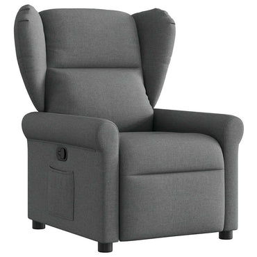 vidaXL Relaxsessel Dunkelgrau Stoff