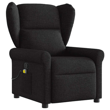 vidaXL Massagesessel Schwarz Stoff