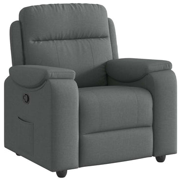 vidaXL Fauteuil de relaxation gris foncé en tissu