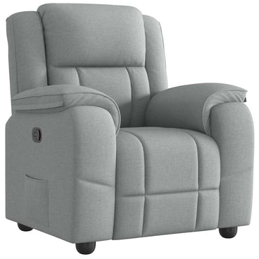vidaXL Relaxsessel Hellgrau Stoff