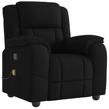 vidaXL Massagesessel Schwarz Stoff