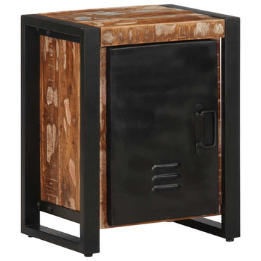 vidaXL Nachttisch Mehrfarbig 40x30x51 cm Altholz Massiv