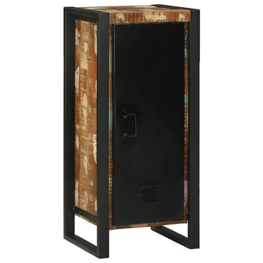 vidaXL Badezimmerschrank mit Regal Braun Massives upgecyceltes Holz