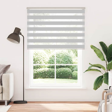 vidaXL Store jour nuit gris clair 165x200 cm Largeur du tissu 160,9 cm Polyester