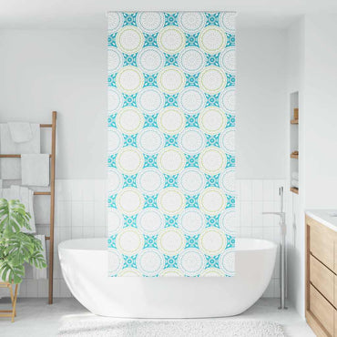 vidaXL Duschrollo 100x240 cm Stoffbreite 96 cm