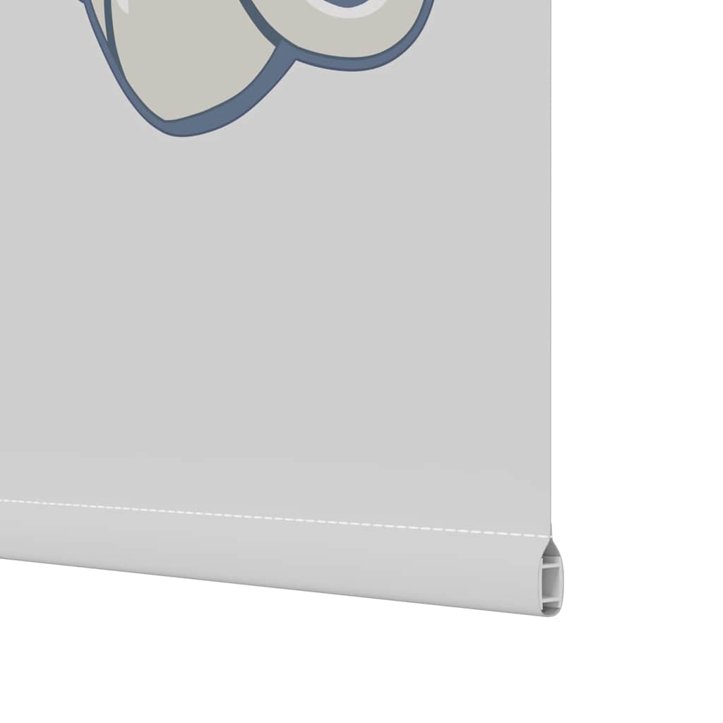 vidaXL Duschrollo 110x240 cm Stoffbreite 106 cm
