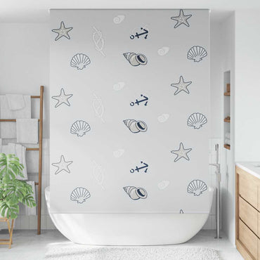 vidaXL Duschrollo 160x240 cm Stoffbreite 156 cm