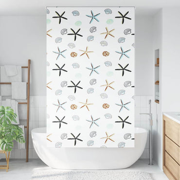vidaXL Duschrollo 130x240 cm Stoffbreite 126 cm