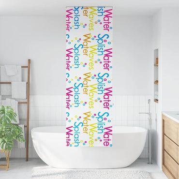 vidaXL Duschrollo 80x240 cm Stoffbreite 76 cm