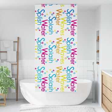 vidaXL Duschrollo 90x240 cm Stoffbreite 86 cm