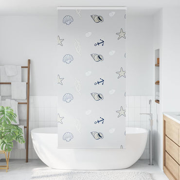 vidaXL Duschrollo mit Kassette 110x240 cm Stoffbreite 106 cm