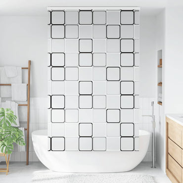 vidaXL Duschrollo mit Kassette 120x240 cm Stoffbreite 116 cm