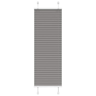 vidaXL Plissee Anthrazit 45x100 cm Stoffbreite 44,4 cm Polyester