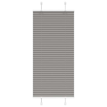 vidaXL Plissee Anthrazit 55x100 cm Stoffbreite 54,4 cm Polyester