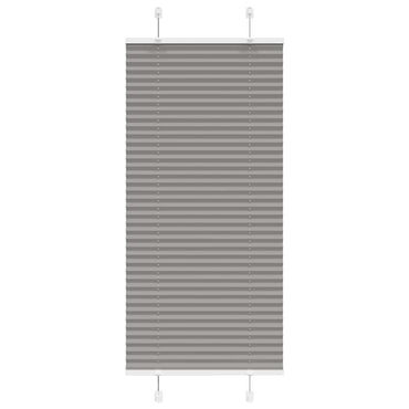 vidaXL Plissee Anthrazit 65x100 cm Stoffbreite 64,4 cm Polyester