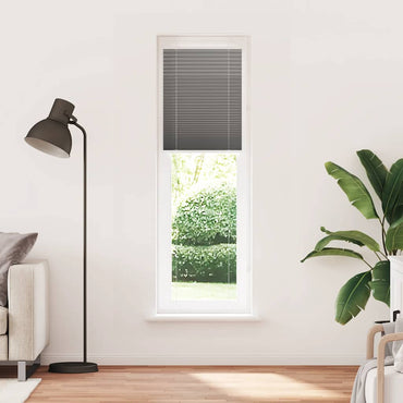 vidaXL Plissee Anthrazit 60x200 cm Stoffbreite 59,4 cm Polyester
