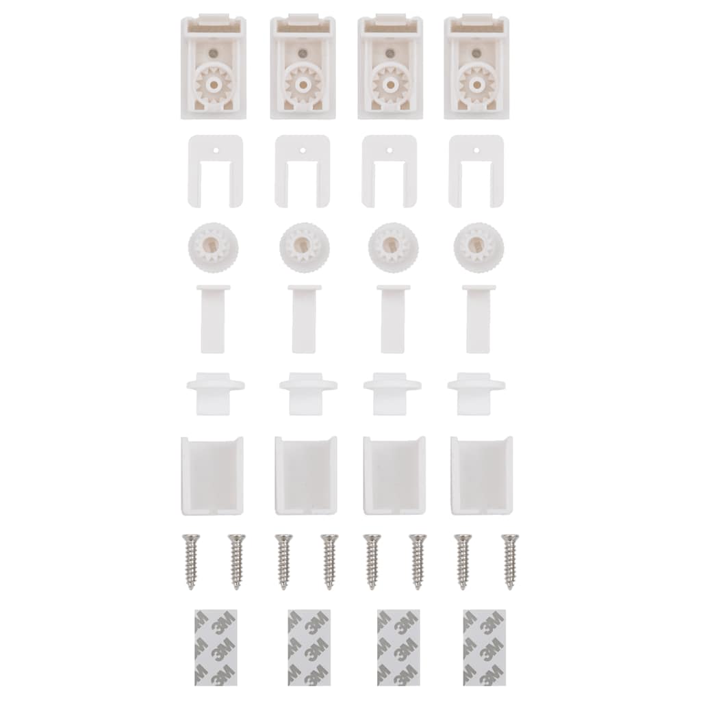 vidaXL Plissee Anthrazit 75x200 cm Stoffbreite 74,4 cm Polyester