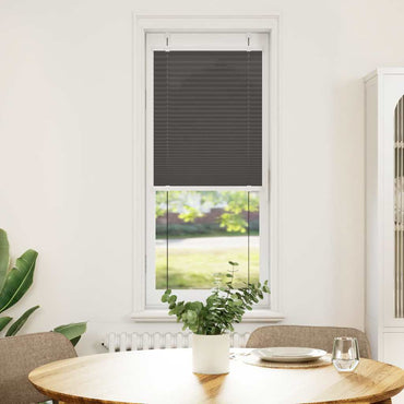 vidaXL Plissee Schwarz 40x150 cm Stoffbreite 39,4 cm Polyester
