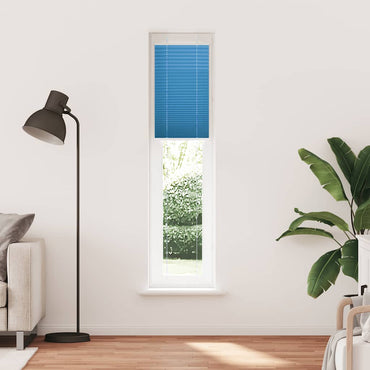 vidaXL Store plissé bleu 45x200 cm Largeur du tissu 44,4 cm Polyester