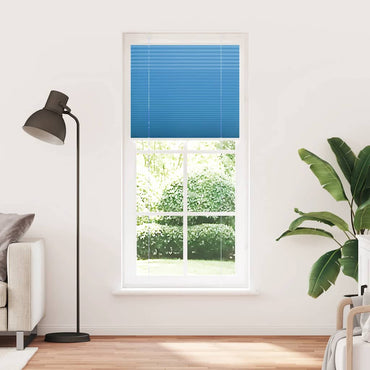 vidaXL Store plissé bleu 90x200 cm, largeur du tissu 89,4 cm polyester