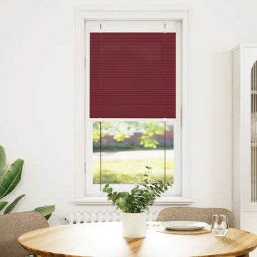 vidaXL Store plissé bordeaux 65x100 cm Largeur tissu 64,4 cm Polyester