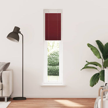 vidaXL Plissee Bordeauxrot 45x200 cm Stoffbreite 44,4 cm Polyester