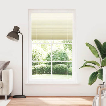 vidaXL Plissee Creme 115x200 cm Stoffbreite 114,4 cm Polyester