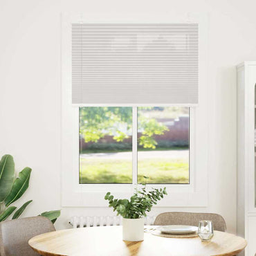 vidaXL Plissee Hellgrau 90x100 cm Stoffbreite 89,4 cm Polyester