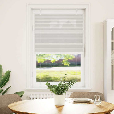 vidaXL Plissee Hellgrau 70x150 cm Stoffbreite 69,4 cm Polyester