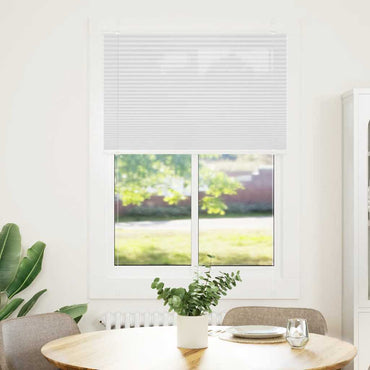 vidaXL Plissee Weiß 95x100 cm Stoffbreite 94,4 cm Polyester