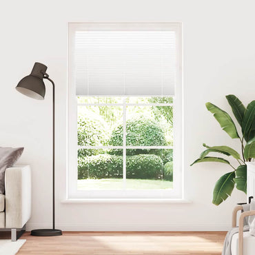 vidaXL Plissee Weiß 115x200 cm Stoffbreite 114,4 cm Polyester