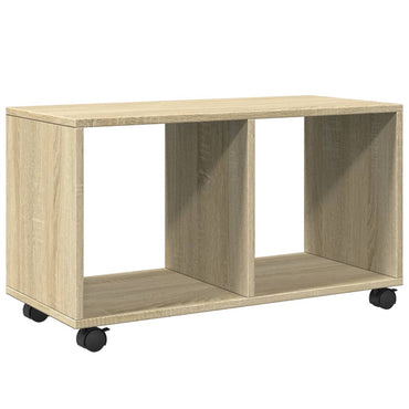 vidaXL Meuble à roulettes Chêne Sonoma 72x33x42,5 cm Bois d'ingénierie