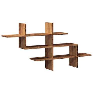 vidaXL Étagère murale aspect bois recyclé 124,5x18x60,5 cm bois d'ingénierie
