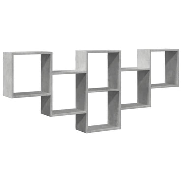 vidaXL Étagère murale gris béton 159x18x66 cm Bois d'ingénierie