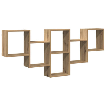 vidaXL Étagère murale chêne artisan 159x18x66 cm bois d'ingénierie