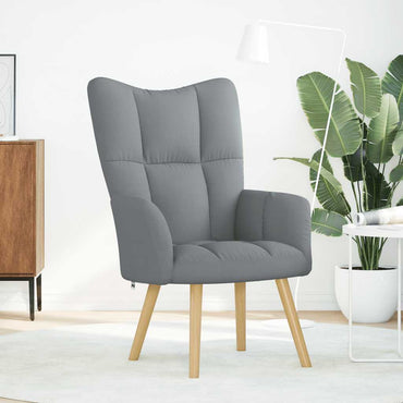 vidaXL Fauteuil relax Gris clair Tissu