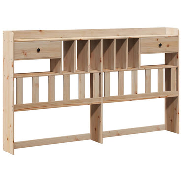 vidaXL Kopfteil mit Stauraum 180 cm Massivholz Kiefer