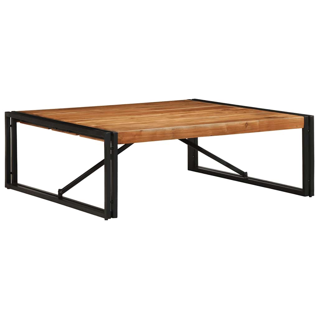 vidaXL Couchtisch 100x100x35 cm Raues Massivholz Akazie
