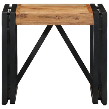vidaXL Couchtisch 40x40x35 cm Massivholz Akazie
