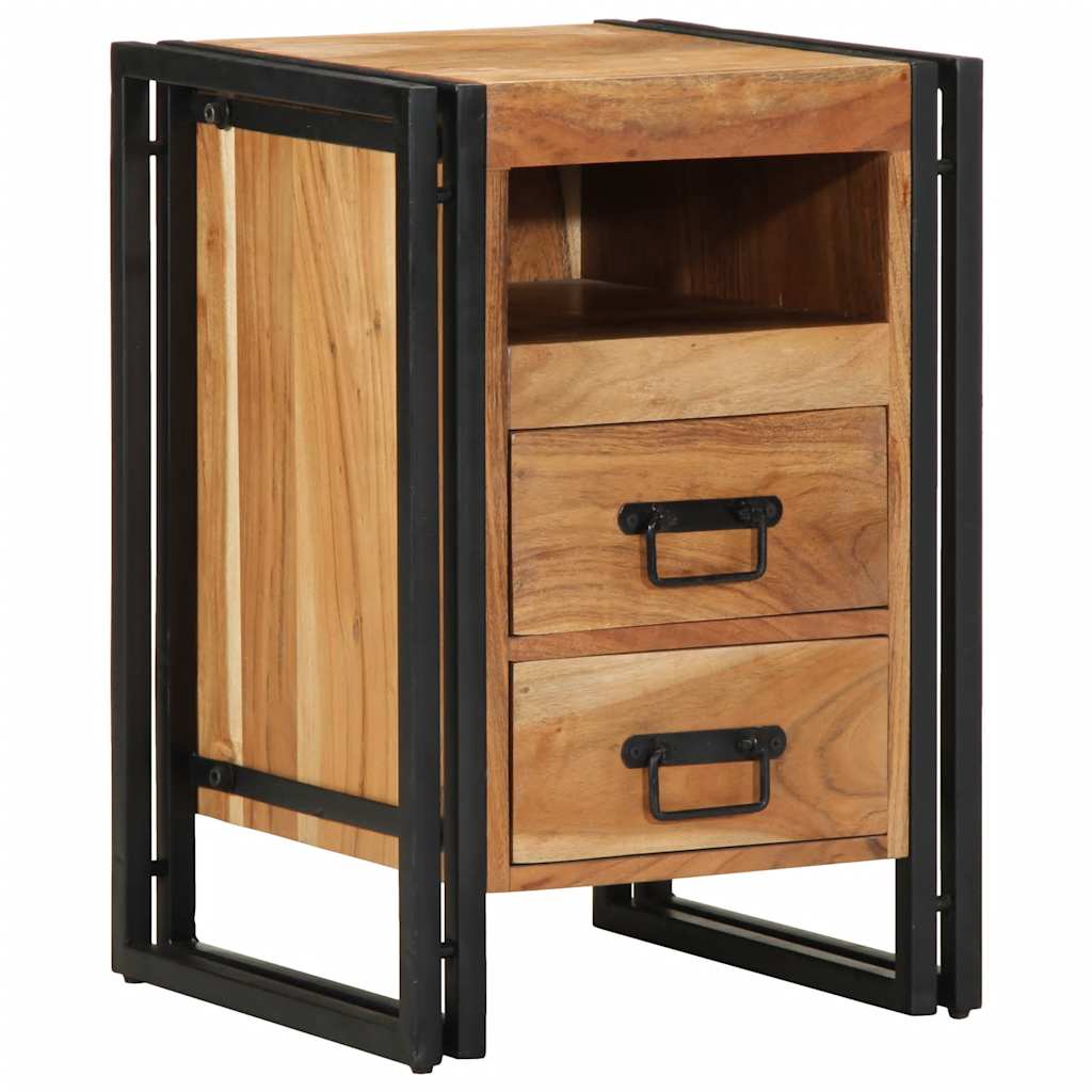 vidaXL Nachttisch 40x40x59 cm Massivholz Akazie