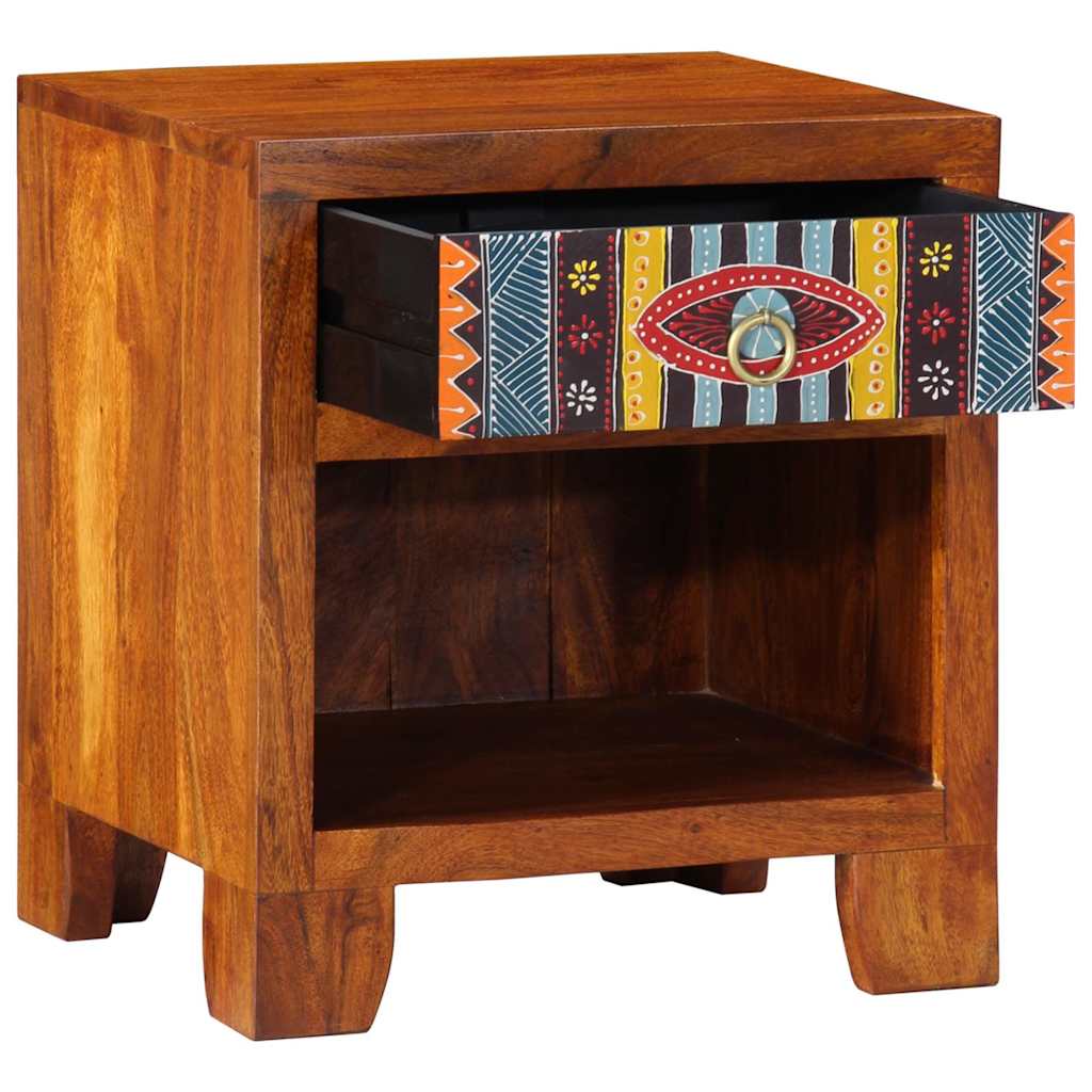vidaXL Nachttisch 40x35x45 cm Massivholz Akazie
