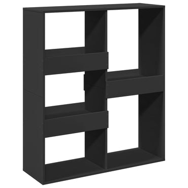 vidaXL Bücherregal/Raumteiler Schwarz 100x33x115 cm