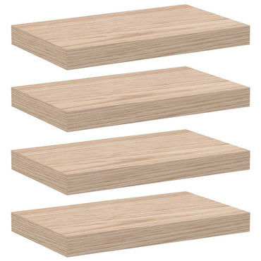 vidaXL Schweberegale 4 Stk. 40x23,5x4 cm Holzwerkstoff