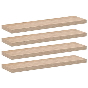vidaXL Étagères murales 4 pcs 90x23,5x4 cm Bois d'ingénierie