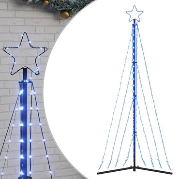 vidaXL Sapin de Noël LED 339 LED Bleu 187 cm