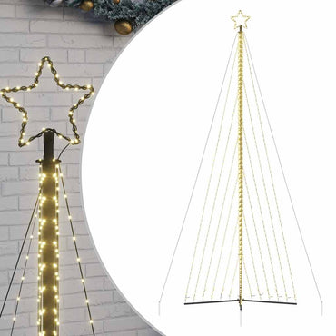 vidaXL Sapin de Noël LED 789 LED Blanc chaud 476 cm