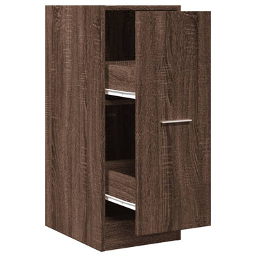 vidaXL Armoire de pharmacien marron aspect chêne 30x41x77,5 cm Bois d'ingénierie