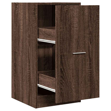 vidaXL Armoire de pharmacien marron aspect chêne 40x41x77,5 cm Bois d'ingénierie