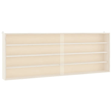 vidaXL Sammlervitrine aus Holz mit Türen 100x8,5x37 cm