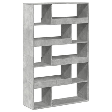 vidaXL Étagère à livres gris béton 100x33x156,5 cm bois d'ingénierie